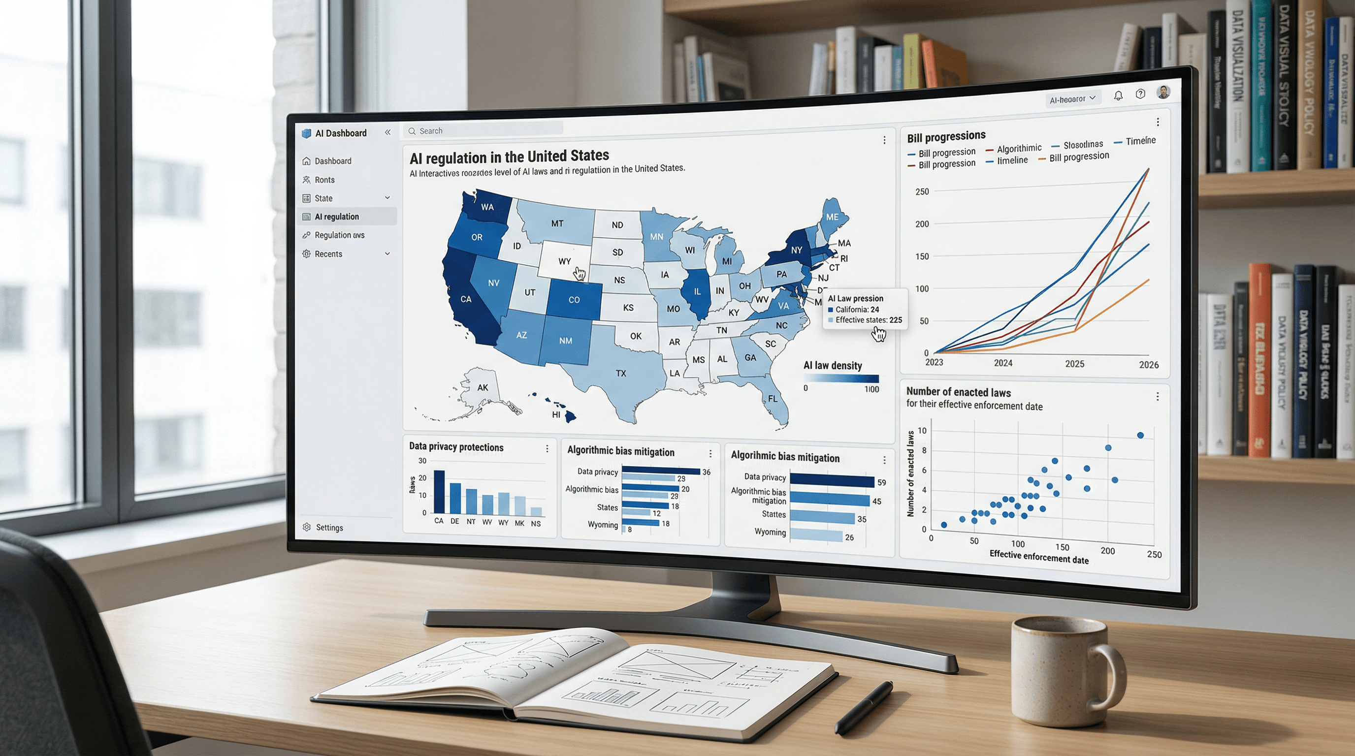 UF Students Build AI Regulation Dashboard for Policy Insights