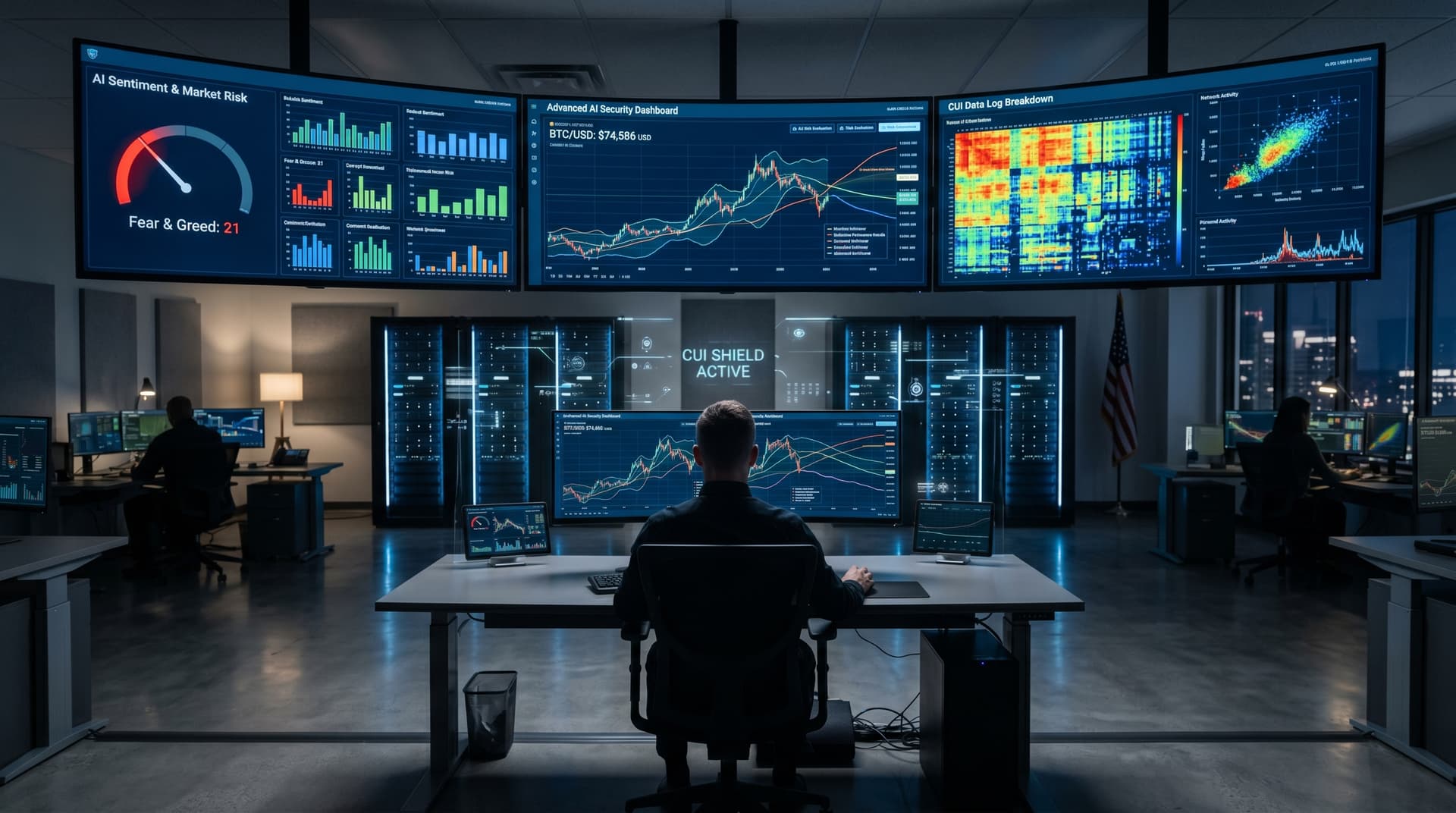 AI Security Dashboard Design Tackles NARA CUI Risks as BTC Hits $74K