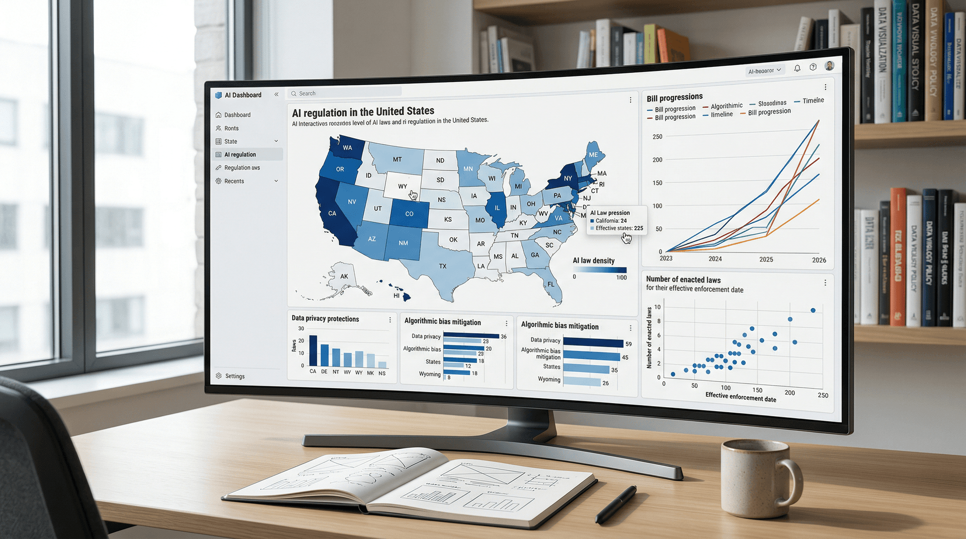 UF Students Build AI Regulation Dashboard for Policy Insights
