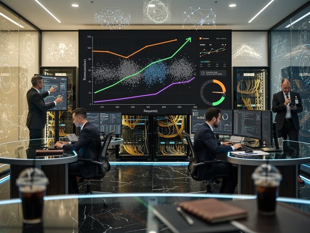 Scatter plot dashboard visualizing Opus 4.6 vs 4.7 token efficiency metrics overlaid on crypto price charts.